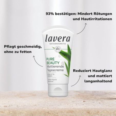 Lavera Pure Beauty Mattifying Day Cream 50ml Natural Cosmetics
