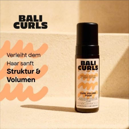 Bali Curls Curl Volume Foam Lightweight Styling Mousse for Curls