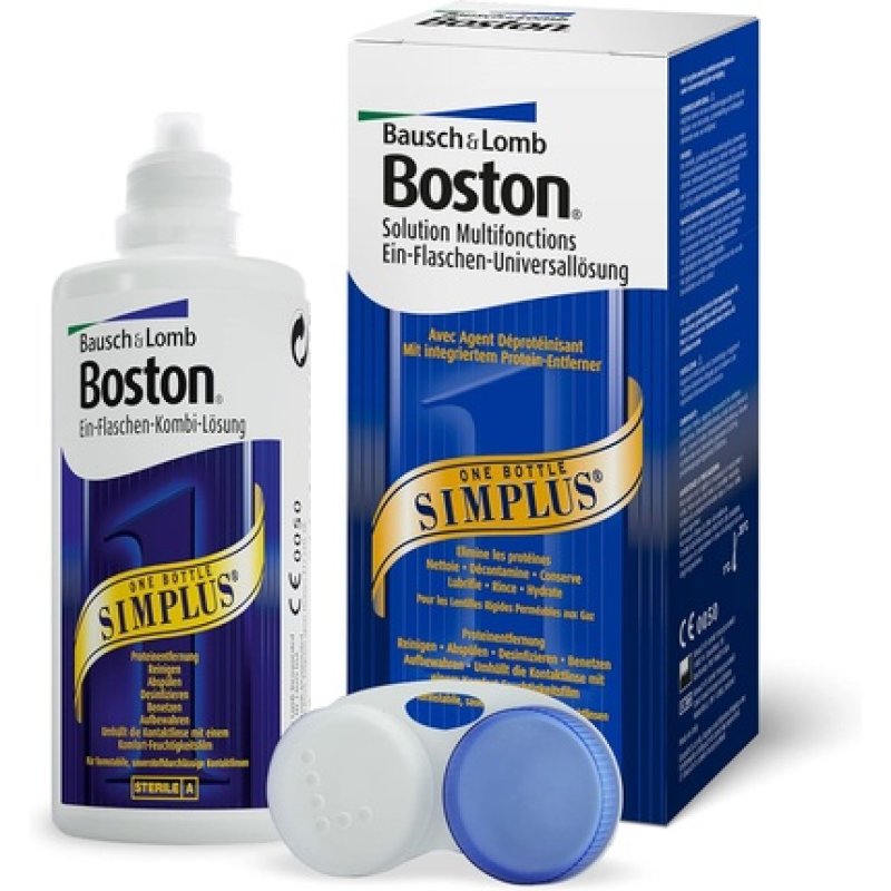 Bausch Lomb Boston Simplus Contact Lens Cleaner and Storage Solution
