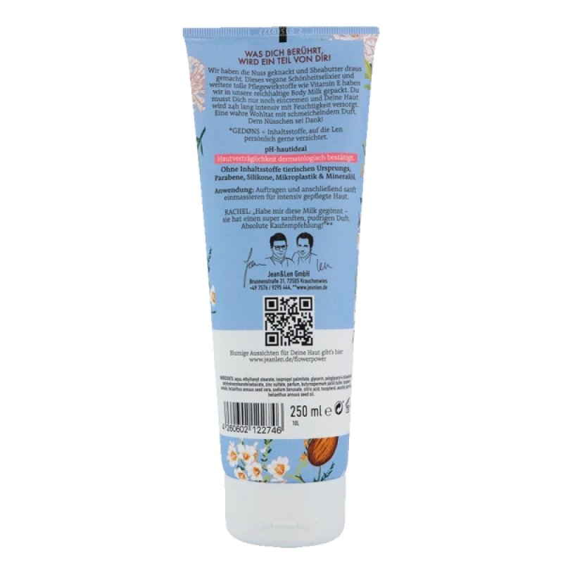 Jean & Len 2800100501 crème et lotion pour le corps 250 ml Lait