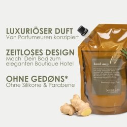 Jean & Len Hand Soap Rosemary & Ginger for Stressed Hands