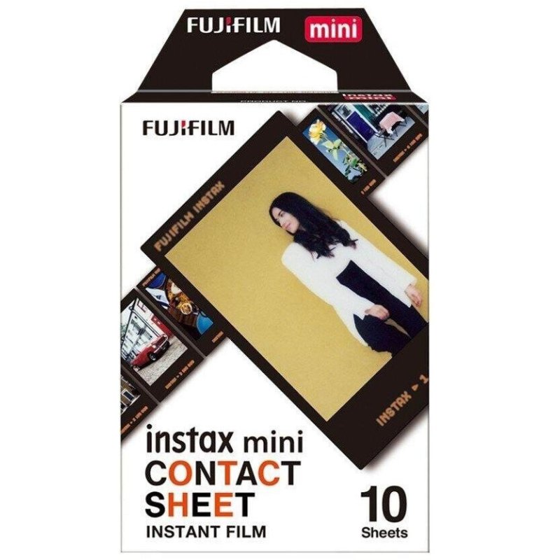 Fujifilm Instax MINI Contact Sheet Film Black