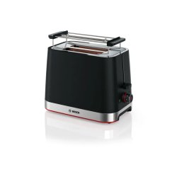 Bosch TAT4M223 toaster 4 2 slice(s) 950 W Black Stainless steel