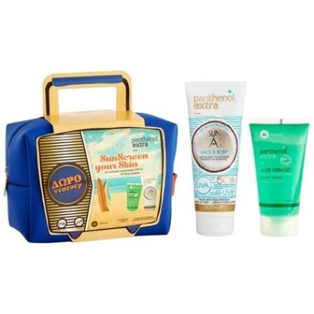 Panthenol Extra Promo Pack Sunscreen Your Skin Face & Body Spf50 200ml With Aloe Vera Gel 150ml