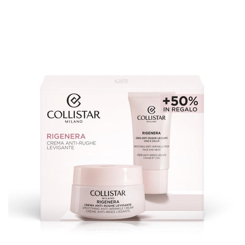 Set Collistar Rigenera Smoothing Anti Wrinkle Cream 50ml Smoothing Anti Wrinkle Cream Face And Neck 25 ml