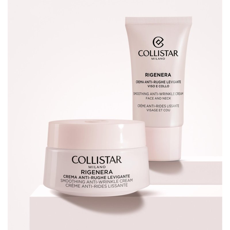 Set Collistar Rigenera Smoothing Anti Wrinkle Cream 50ml Smoothing Anti Wrinkle Cream Face And Neck 25 ml