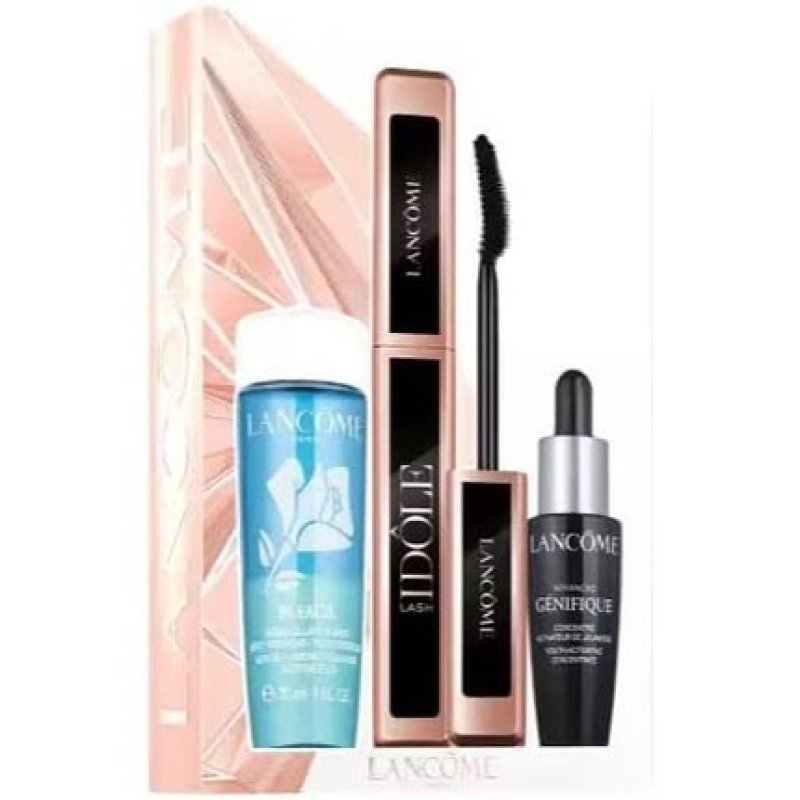 Set Lancome: Hypnose Mascara 01 Noir Hypnotic Advanced Genifique 10ml Bi-Facil 30ml