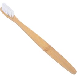 Ewanto Bamboo Toothbrush White Sustainable Biodegradable Natural And Vegan For Adults And Children