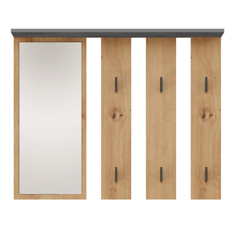 Topeshop PARMA WIESZAK ANT/AR clothing hanger Anthracite Oak