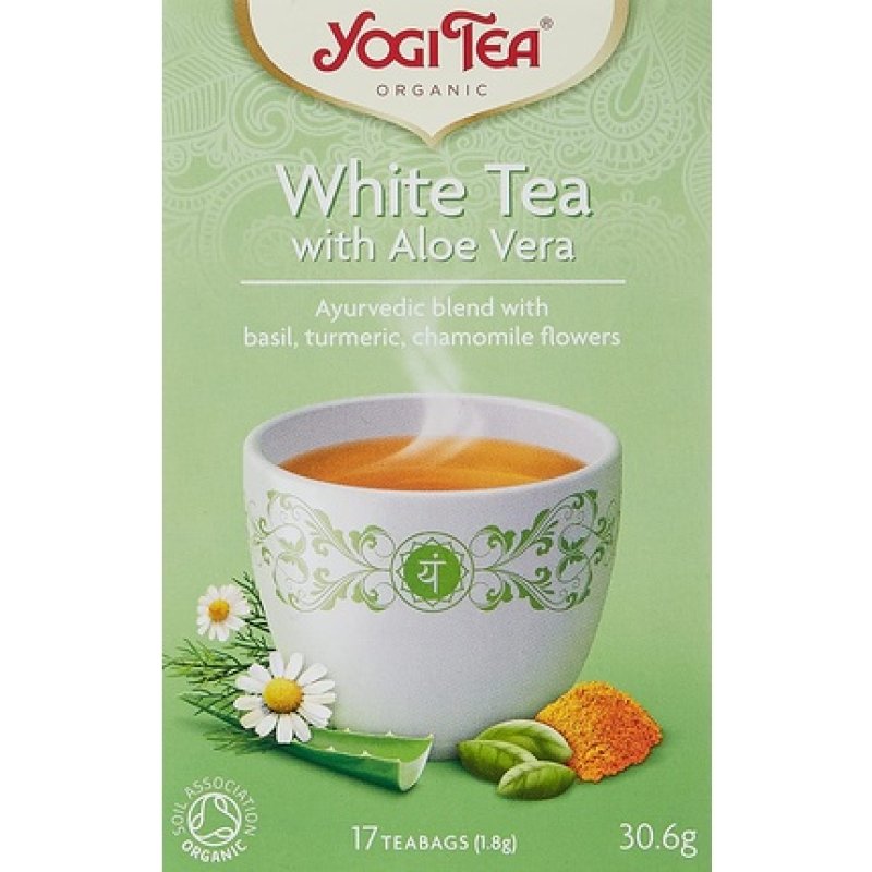 Yogi Tea Organic Aloe Vera White Herbal Tea 17bag