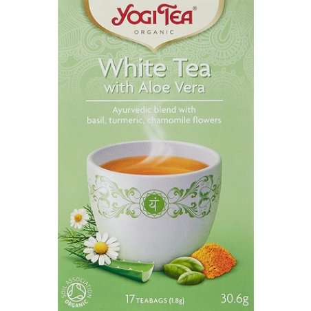 Yogi Tea Organic Aloe Vera White Herbal Tea 17bag