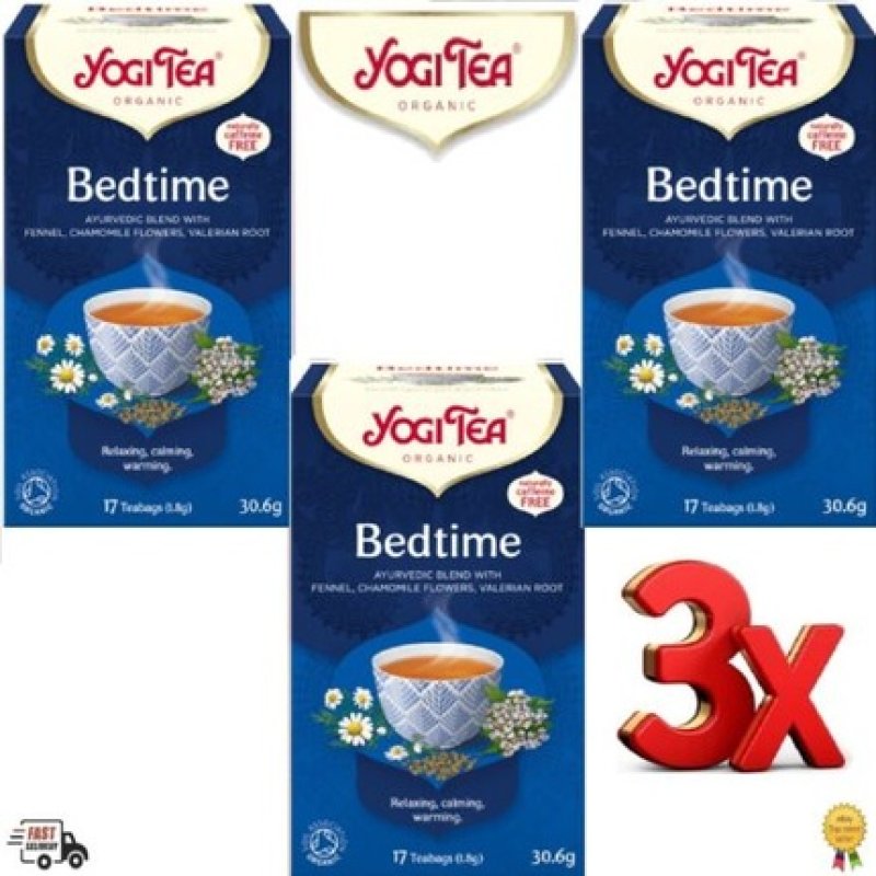 Yogi Tea Bedtime Organic Herbal Tea Blend of Fennel and Chamomile