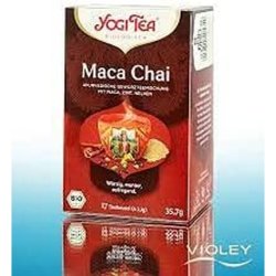 Yogi Tea, Maca, Organic Herbal Tea, Blend Of Cinnamon, Cloves And Maca, 17 Tea