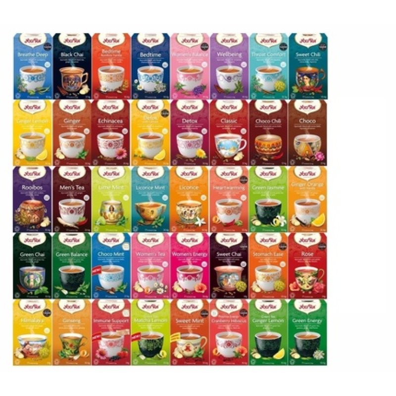 Yogi Tea Organic Aryuvedic Herbal Tea 17 Tea Bags - 40 Flavors