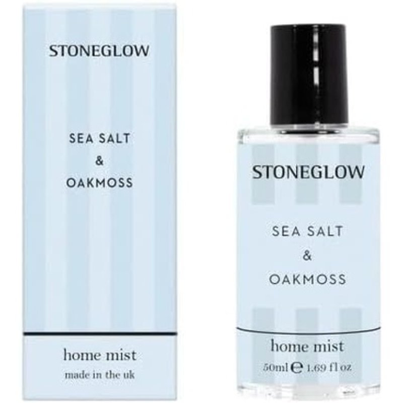 Stoneglow Modern Classics Collection Sea Salt & Oakmoss 50ml Scented Home Mist Blue