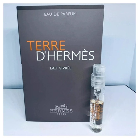 Hermes Terre D'Hermes Frosted Water Sample - A Refreshing Fragrance For Men