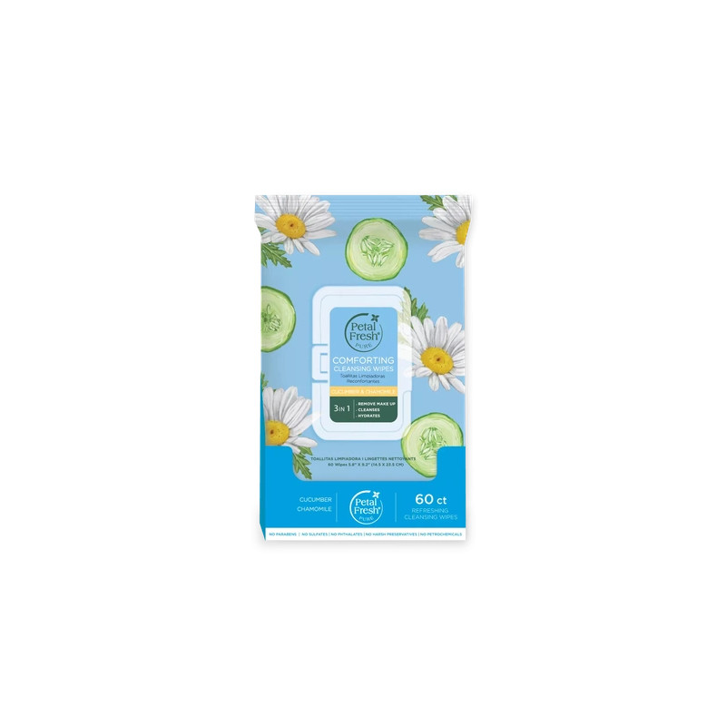 Petal Fresh - Pure Comforting Cucumber & Chamomile Cleansing Wipes