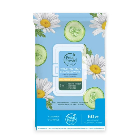 Petal Fresh - Pure Comforting Cucumber & Chamomile Cleansing Wipes