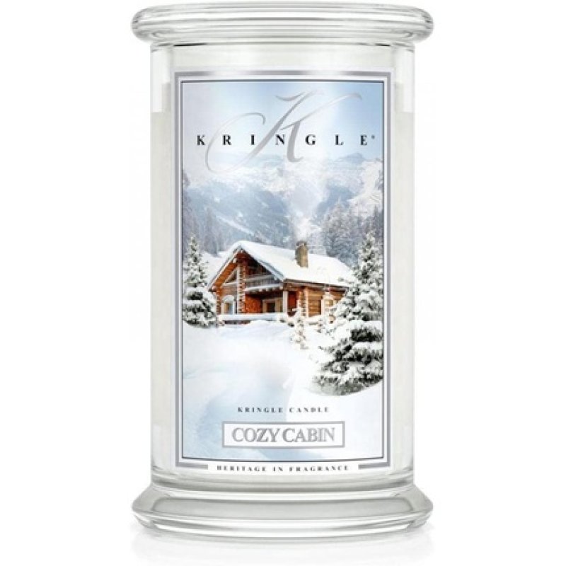 Kringle Candle Cozy Cabin Large 2 Wick Scented Jar Candle By Kringle Candle