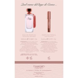 Belagio Women's Gift Box Eau de Parfum 100ml Pen 3.2ml Fruity Scent Citrus Musk Made in Italy