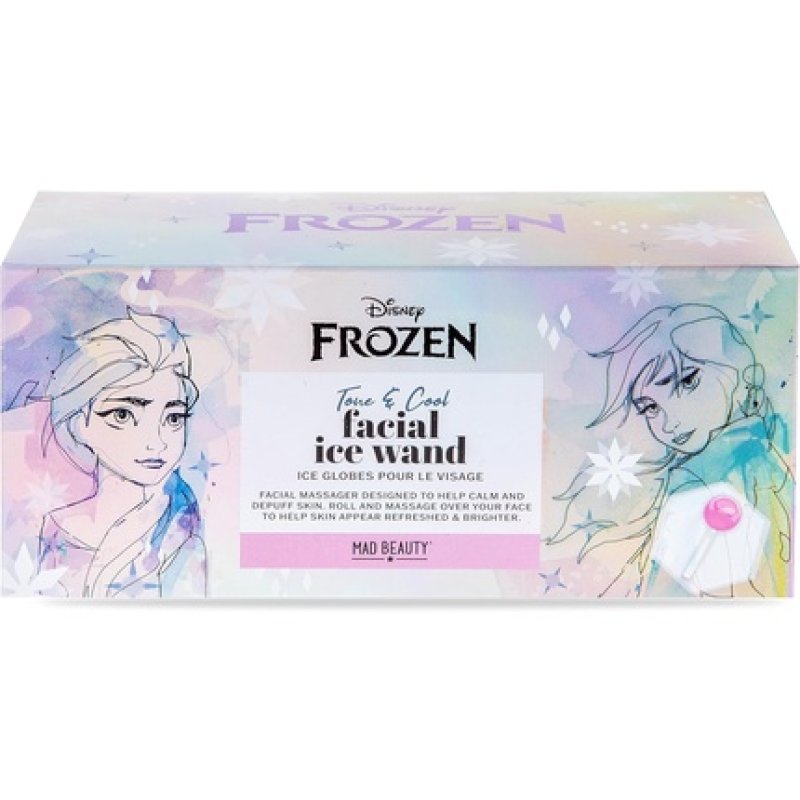 MAD BEAUTY Disney Frozen Tone & Cool Facial Ice Wand Facial Massager to Help Calm and Depuff Skin