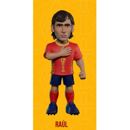 ESPAGNE - Raul - Figurine Minix Coupe du Monde des Légendes 12cm