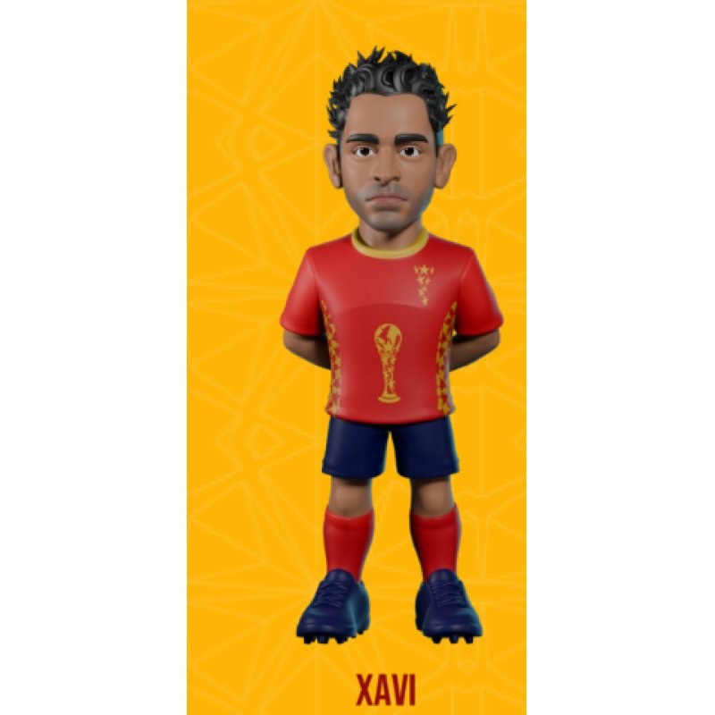 ESPAGNE - Xavi - Figurine Minix Coupe du Monde des Légendes 12cm