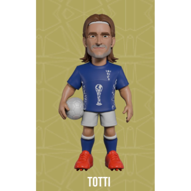 ITALIE - Totti - Figurine Minix Coupe du Monde des Légendes 12cm