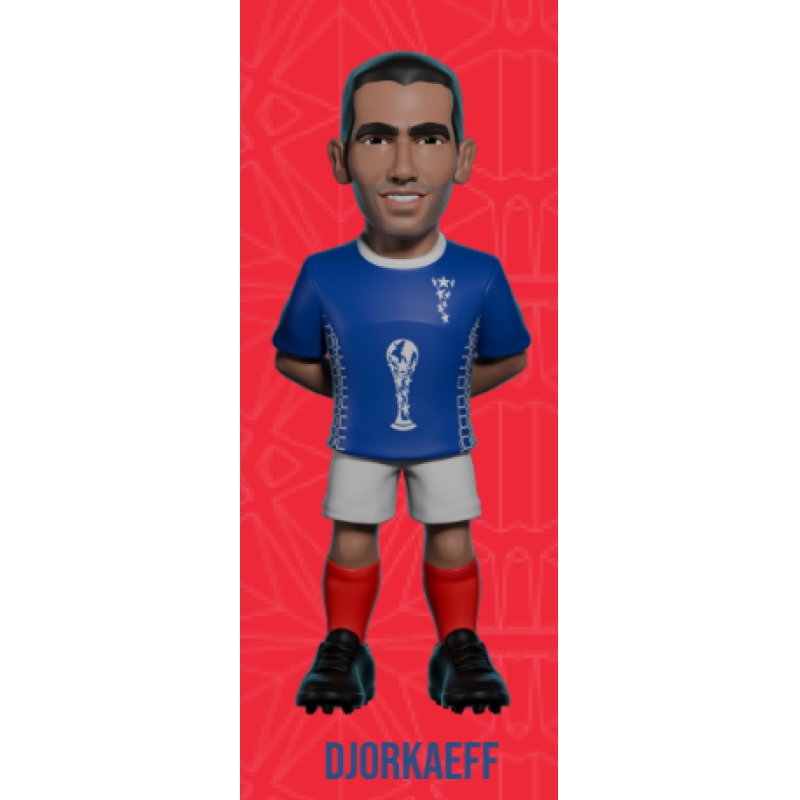 FRANCE - Djorkaeff - Figurine Minix Coupe du Monde des Légendes 12cm