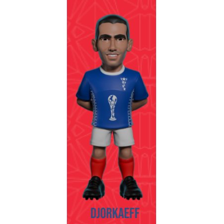 FRANCE - Djorkaeff - Figurine Minix Coupe du Monde des Légendes 12cm