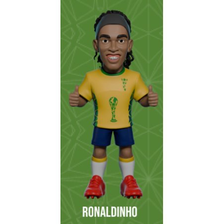 BRESIL - Ronaldinho - Figurine Minix Coupe du Monde des Légendes 12cm