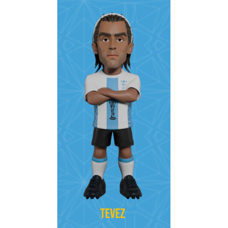 ARGENTINE - Tevez - Figurine Minix Coupe du Monde des Légendes 12cm
