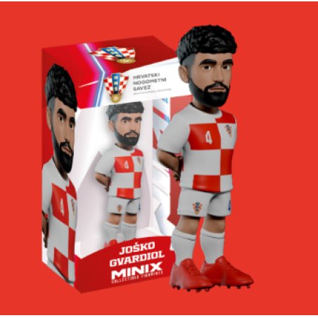 CROATIE - Gvardiol - Figurine Minix Coupe du Monde 12cm
