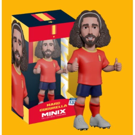 ESPAGNE - Cucurella - Figurine Minix Coupe du Monde 12cm
