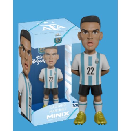 ARGENTINE - Lautaro Martinez - Figurine Minix Coupe du Monde 12cm