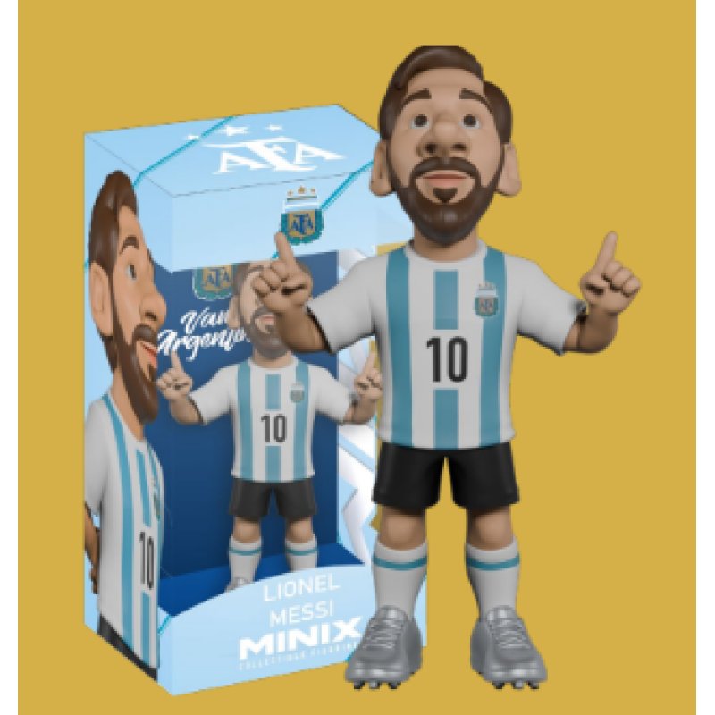 ARGENTINE - Messi - Figurine Minix Coupe du Monde 12cm