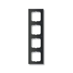 Busch-Jaeger 1754-0-4422 Plaque de commutation et obturateur Noir