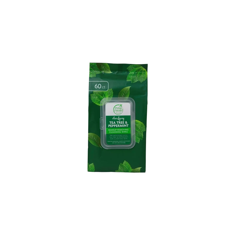 Petal Fresh - Pure Tea Tree & Peppermint Makeup Removing Wipes