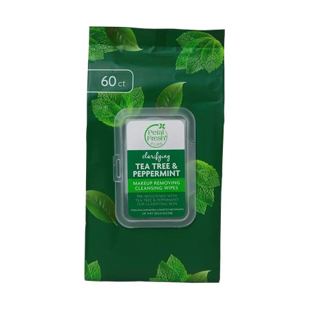 Petal Fresh - Pure Tea Tree & Peppermint Makeup Removing Wipes