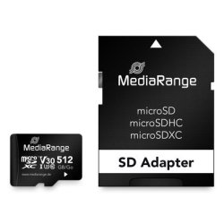 MediaRange MR947 mémoire flash 512 Go MicroSDXC UHS-I Classe 10