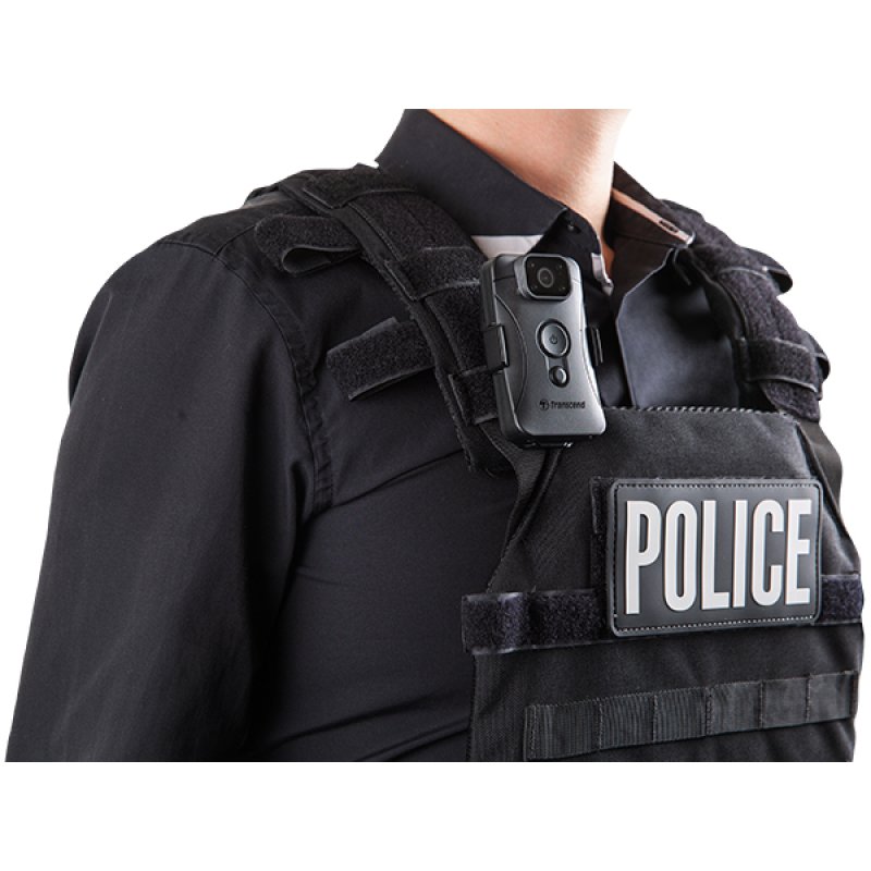 Transcend DrivePro Body 10 Caméra corporelle pour le torse Avec fil 1920 x 1080 pixels Noir Batterie