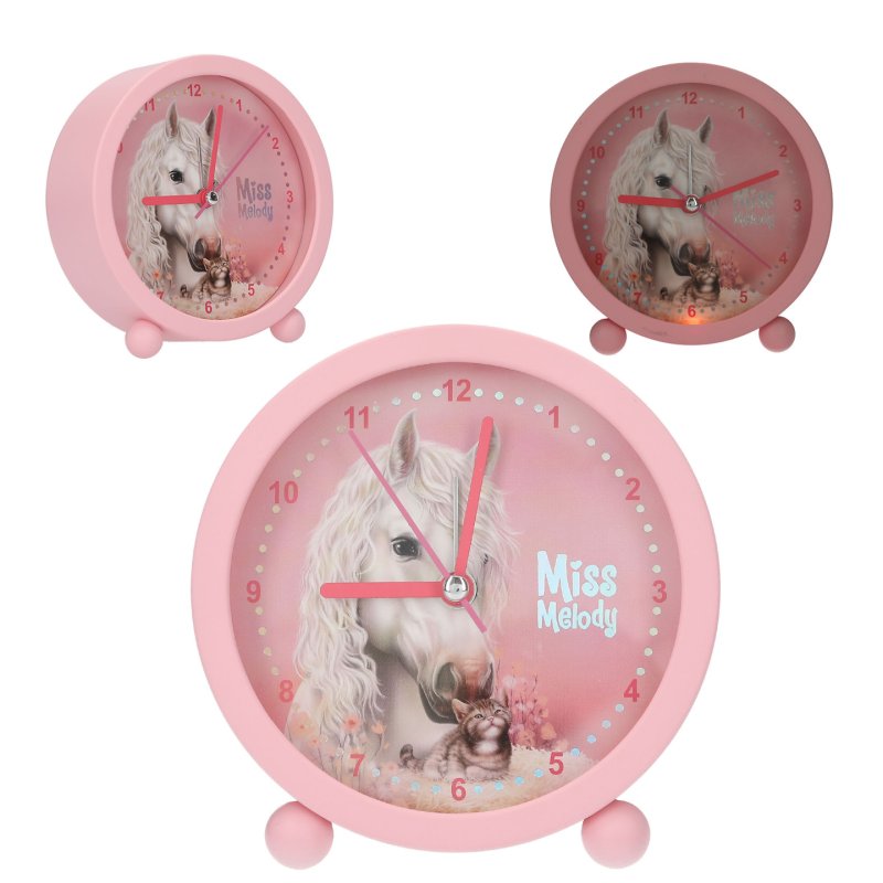 Miss Melody 0414088 réveille-matin Réveil à quartz Rose