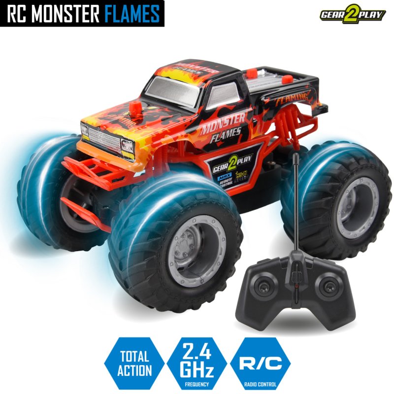 Gear2Play Radio-controlled RC Monster Flames 19 cm