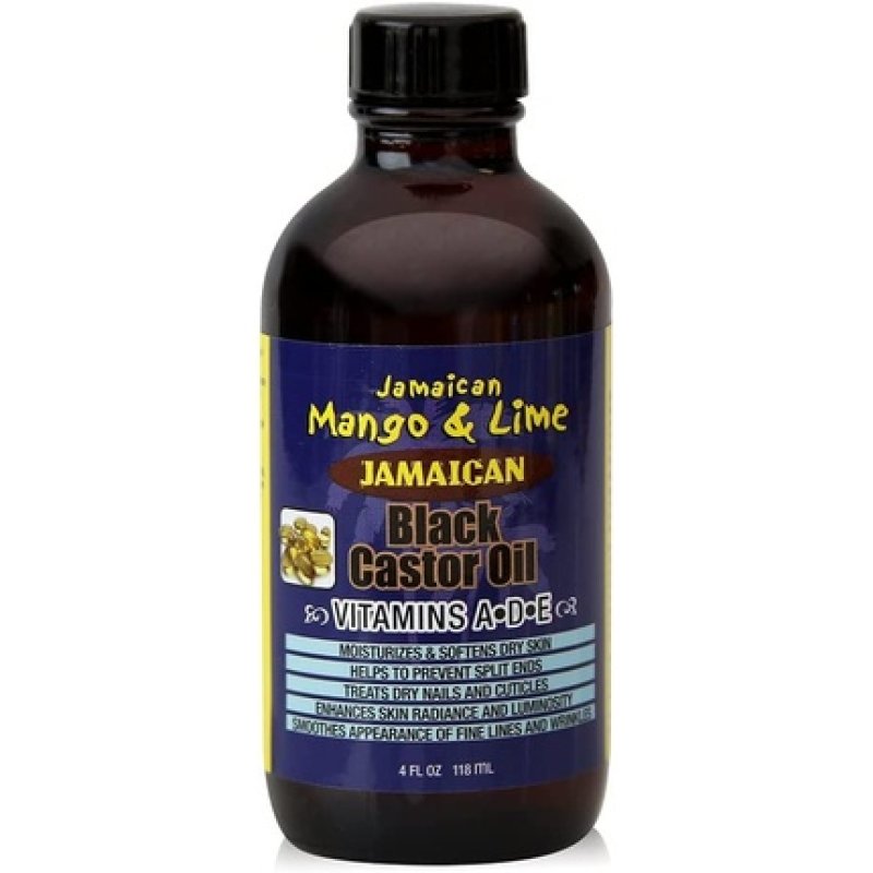 Jamaican Mango Black Castor Oil with Vitamins A, D, and E