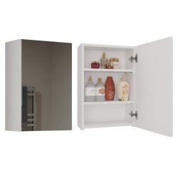 Topeshop POLA 1DL BIEL armoire de rangement de salle de bain Blanc