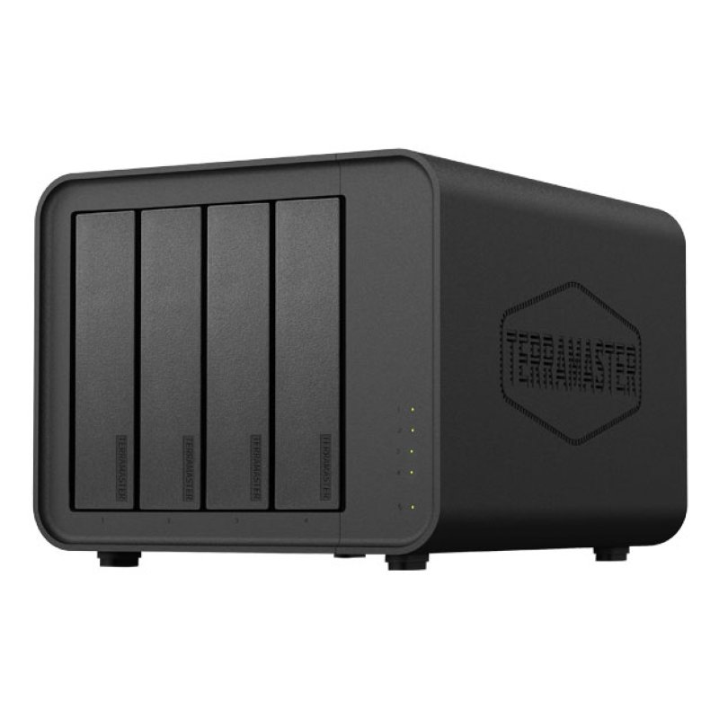 TerraMaster D8 HYBRID boîtier de disques Bureau Noir