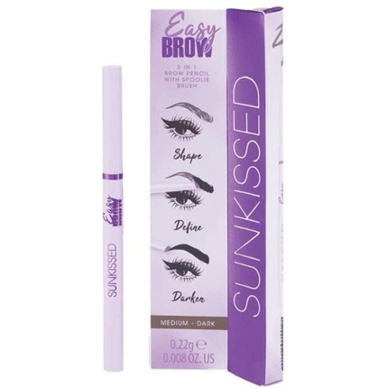 Sunkissed Easy Brow Pencil 0.22g - Medium Dark
