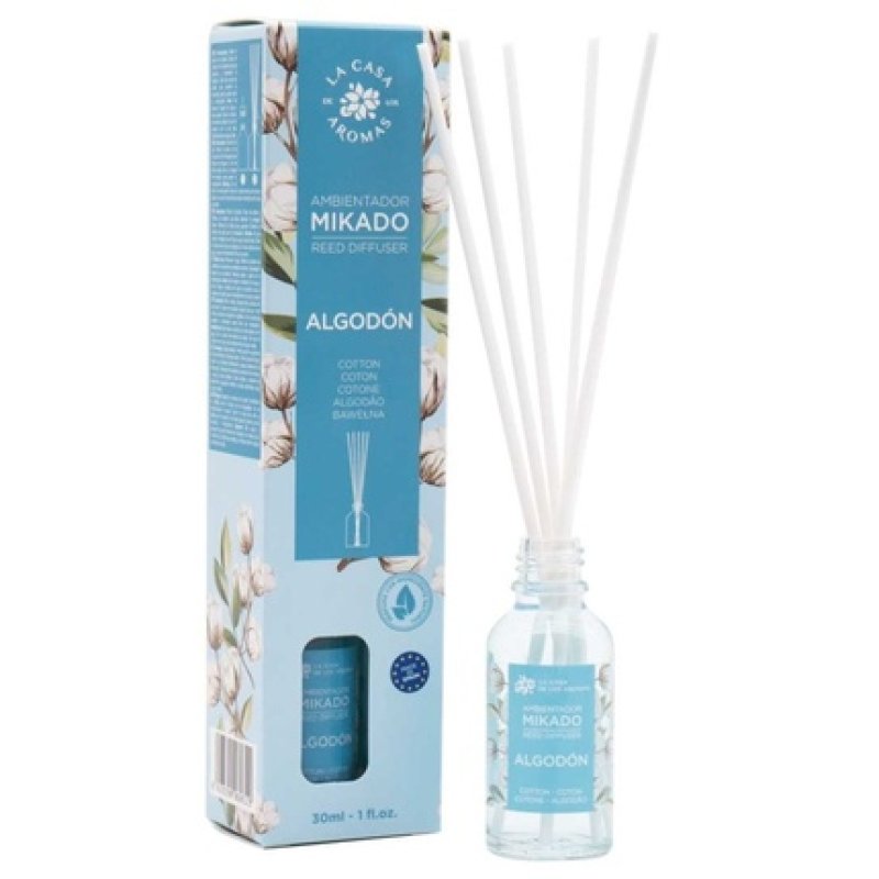 La Casa De Los Aromas Mikado Intense Fragrance Sticks Cotton 30ml