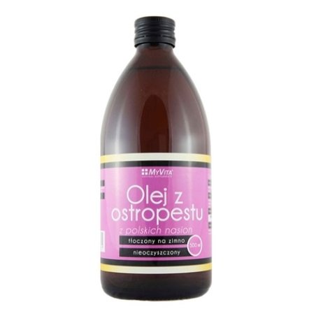 Purevital Organic Milk Thistle Oil - Cold-Pressed 500ml