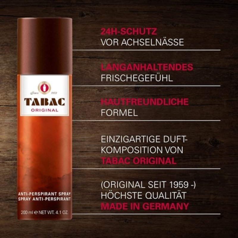 Tabac Original Deodorants and Anti-Perspirants 0.23kg